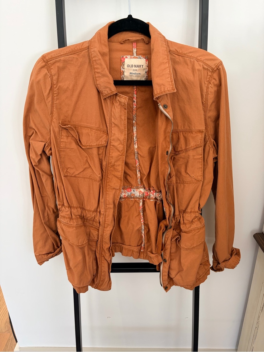 Old Navy Women's Rust-Orange Utility Jacket